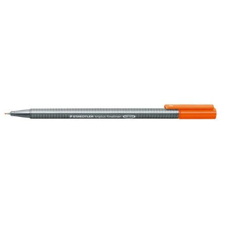 Tűfilc, 0,3 mm, STAEDTLER "Triplus 334", naranc...