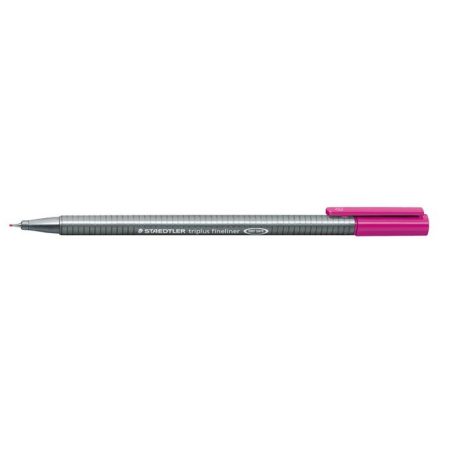 Tűfilc, 0,3 mm, STAEDTLER "Triplus 334", sötétm...