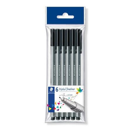 Tűfilc készlet, 0,3 mm, STAEDTLER "Triplus 334"...