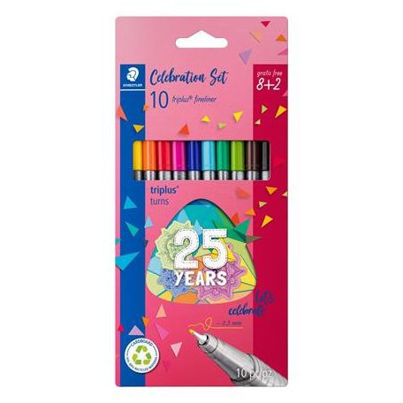 Tűfilc készlet, 0,3 mm, STAEDTLER "Triplus® fin...