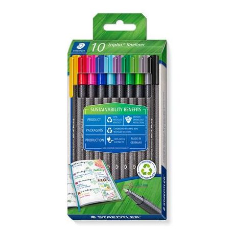 Tűfilc készlet, 0,3 mm, STAEDTLER "Triplus® 334...