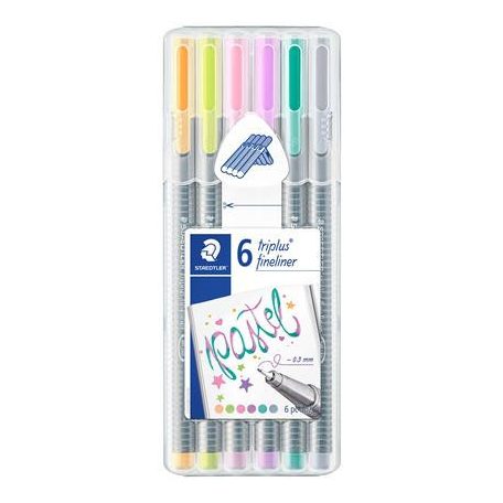 Tűfilc készlet, 0,3 mm, STAEDTLER "Triplus Past...