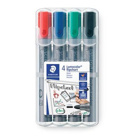 Flipchart marker, 2 mm, kúpos, STAEDTLER "Lumoc...