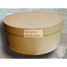 Kreatív hobby - Doboz, papírdoboz készlet, natúr, kerek, nagy, 30-25-20cm