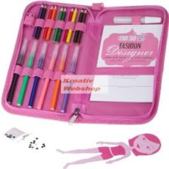 Kreatív hobby - Divattervező készlet lányoknak- Teremts saját divatot!