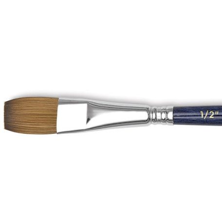 Ecset - Escoda Óptimo - Kolinsky nyest ecset, rövidnyelű, lapos - 1/2-es méret