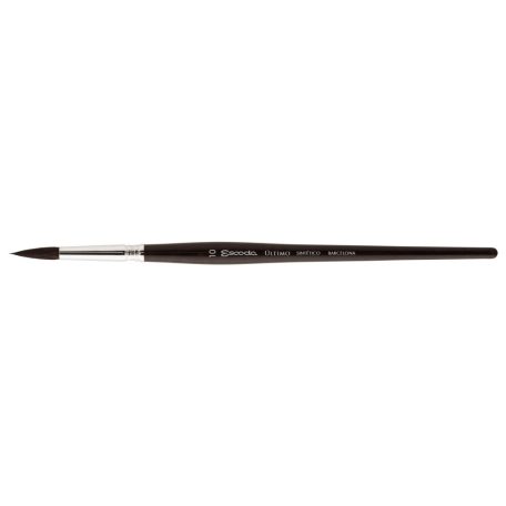 Ecset - Escoda Ultimo - szintetikus ecset, rövidnyelű, kerek, hegyes ecset - 2/0-s méret