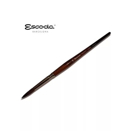 Ecset - Escoda Versatil - szintetikus Kolinsky nyest ecset, rövidnyelű, kerek - 2/0-s méret