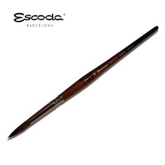   Ecset - Escoda Versatil - szintetikus Kolinsky nyest ecset, rövidnyelű, kerek - 18-as méret