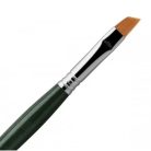 Ecset - Escoda Barroco - szintetikus Gold Toray szőrű ecset, rövidnyelű, lapos, ferdére vágott - 8