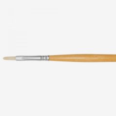   Ecset - Escoda Clásico - Klasszikus fehér sörte ecset, macskanyelv alakú - 4-es méret