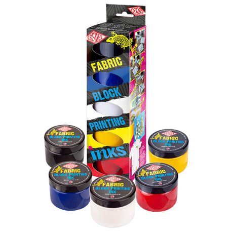 ESDEE Textil linófesték készlet - ESSDEE Fabric Printing Inks - Textilnyomó festékek - 5 x 150 ml