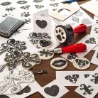 Művészlinókészlet - ESSDEE Lino Cutter and Stamp Carving Kit - 10 késsel és 5 körlinóval