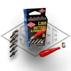   Linómetsző készlet - ESSDEE - fém késbefogóval, 5 késsel