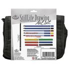 Rajzkészlet - Csendélet rajzolás készlet fém ceruzatartóval és válltáskával