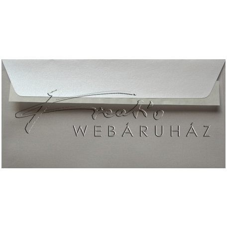 alaxis Ezüstfehér DL boríték csomag - 10 db, 22x11 cm