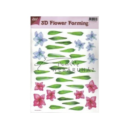 Forming technikához - 3D Virág - 9.