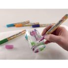 KREUL Üveg- és Porcelánfesték Készlet, Glitteres - 5 színű készlet - Alapszínek