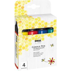 KREUL Gyertyatoll készlet 4 x 29 ml - Alapszínek