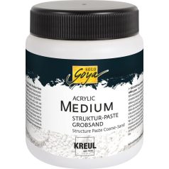   KREUL SOLO GOYA Medium Akrilhoz, tubusos, 250 ml - Struktúrapaszta, Durva homok
