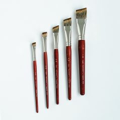   Ecset, természetes hatású SABLETEK ecset, Ferdére vágott 1"