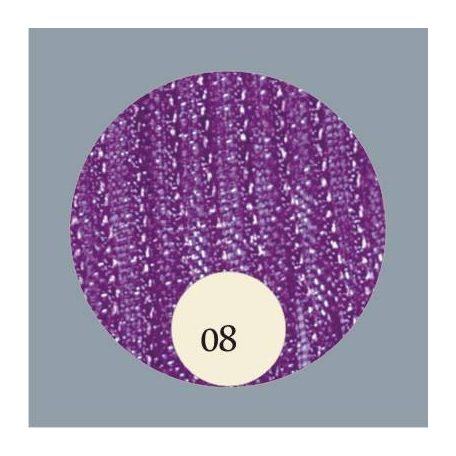 Organza szalag lila - keskeny (3 mm), 12 m hosszú tekercs