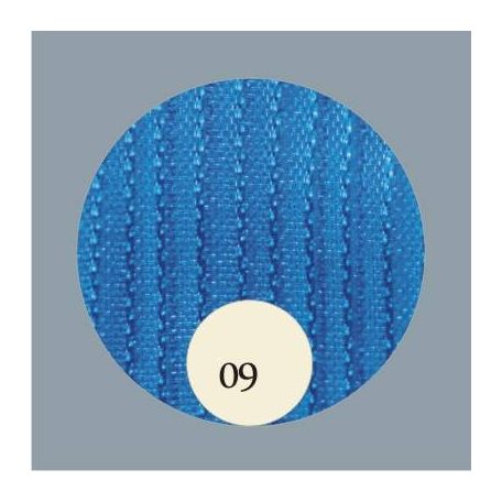 Organza szalag aqua kék - 6 mm széles, 12 m hosszú tekercs