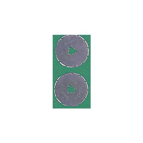 Körkés tartalék perforáló penge egyenes - 28 mm - 2db-os csomag - OLFA, DAFA, BLUE késekhez