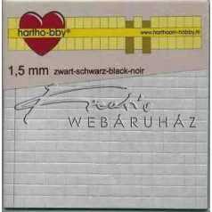   Ragasztókocka - Fekete színű, 1,5mm vastag - 3D Ragasztókocka 5x5 mm, holland