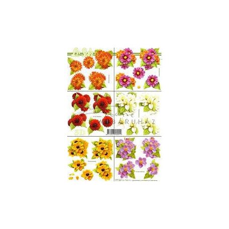 Különböző virágok, Fázisos 3D