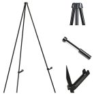 Festőállvány, Acél - MEEDEN Steel Folding Tripod Display Easel 63'' Tall Adjustable - 160cm
