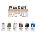 Akrilfesték készlet, sűrű - MEEDEN Heavy Body Acrylic Paint Set, 6 Metallic Colors (2 oz, 60 ml) - Metál színek 6 x 60 ml