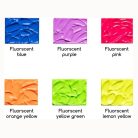 Akrilfesték készlet, sűrű - MEEDEN 6-color Fluorescent Acrylic Paint, 60 ml tube