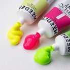 Akrilfesték készlet, sűrű - MEEDEN 6-color Fluorescent Acrylic Paint, 60 ml tube
