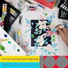 Akrilfesték készlet - MEEDEN Acrylic Paint Set, 100 Vibrant Colors 100x12 ml - 100 színű készlet