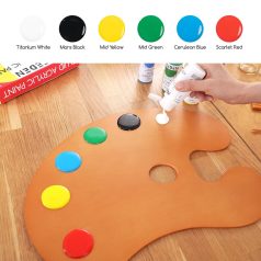   Akrilfesték készlet - MEEDEN Fluid Acrylic Paint Set, 6 Vibrant Colors 6x60 ml  - BASIC