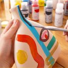 Akrilfesték készlet - MEEDEN Fluid Acrylic Paint Set, 6 Vibrant Colors 6x60 ml  - BASIC