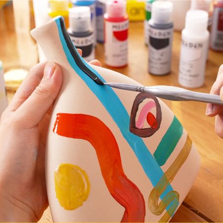 Akrilfesték készlet - MEEDEN Fluid Acrylic Paint Set, 6 Vibrant Colors 6x60 ml  - BASIC