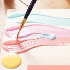 Akrilfesték készlet - MEEDEN Fluid Pastel Acrylic Paint Set, 6 Vibrant Colors (2 oz, 60 ml)