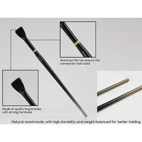 Ecsetkészlet - MEEDEN Art Olajfestő ecsetkészlet - 10 db-os szett