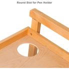 Festőkocsi, natúr, 3 polcos - MEEDEN 3-Tier Storage Art Cart