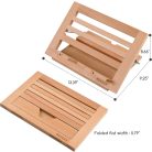 Festőállvány bükkfából - MEEDEN H-Frame Adjustable Studio Tabletop Easel