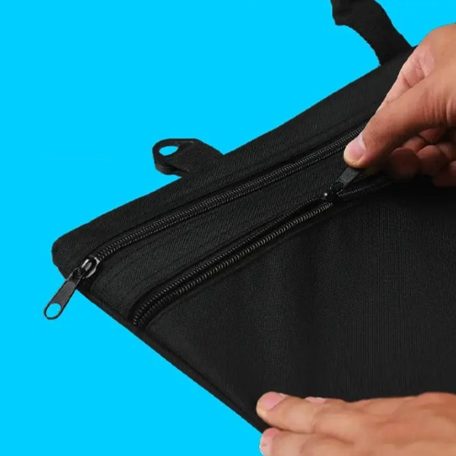 Portfolio táska, Nagyméretű - MEEDEN Studio Art Portfolio Case - Két rekeszes, két cipzáros, tolltartóval - 78x58x5cm