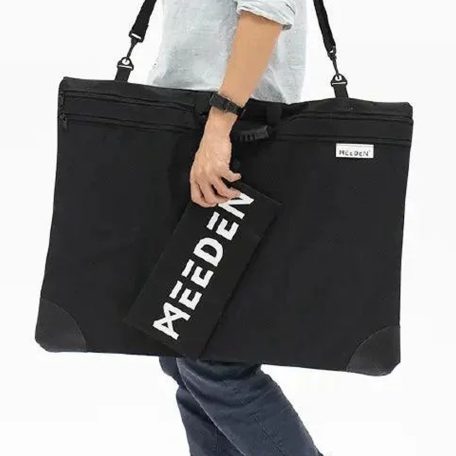 Portfolio táska, Nagyméretű - MEEDEN Studio Art Portfolio Case - Két rekeszes, két cipzáros, tolltartóval - 78x58x5cm