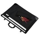 Portfolio táska, Nagyméretű - MEEDEN Studio Art Portfolio Case - Két rekeszes, két cipzáros, tolltartóval - 78x58x5cm