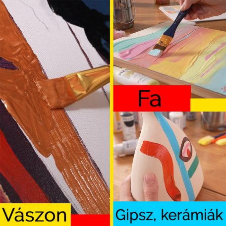 Akrilfesték készlet - MEEDEN Fluid Acrylic Paint Set 24x60ml