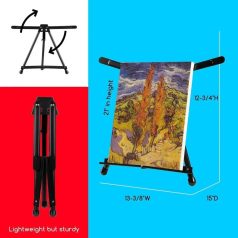   Festőkészlet festőálvánnyal - MEEDEN Artist Acrylic Painting Set with Sketch Easel Box