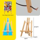 Akrilfestő készlet festőállvánnyal - MEEDEN Kids Acrylic Painting Kit with Wood Table Easel