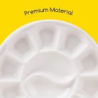 Színkeverő paletta - MEEDEN 12-Well Round Porcelain Palette