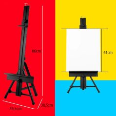   Asztali Festőállvány, Alumínium - MEEDEN Aluminum Adjustable Tabletop Easel